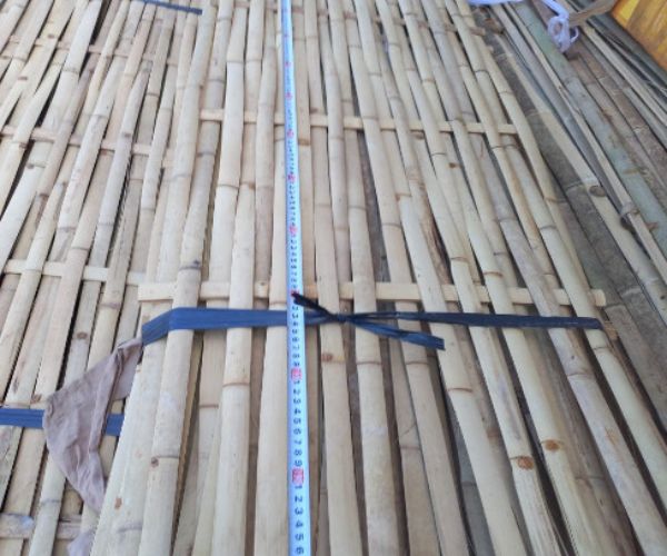 Woven bamboo panels