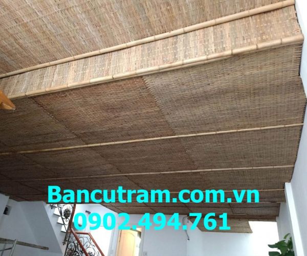 Bamboo woven mat