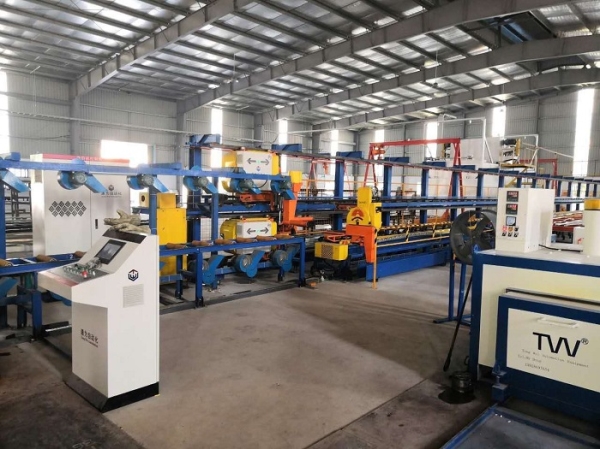 Aluminium processing machine