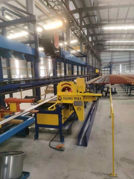 Aluminium processing machine