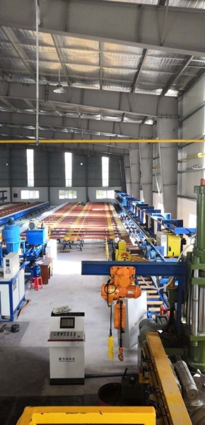 Aluminium processing machine