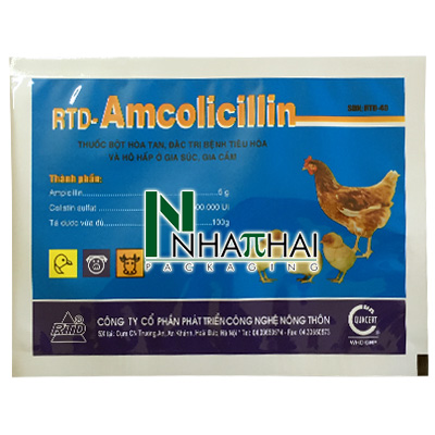 Laminated film packaging printing