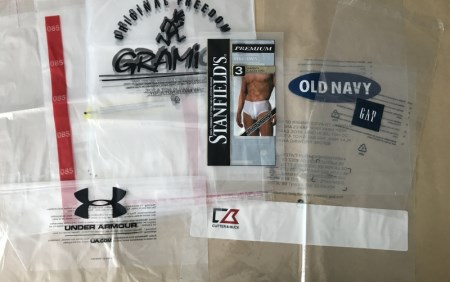 Garment packaging printing