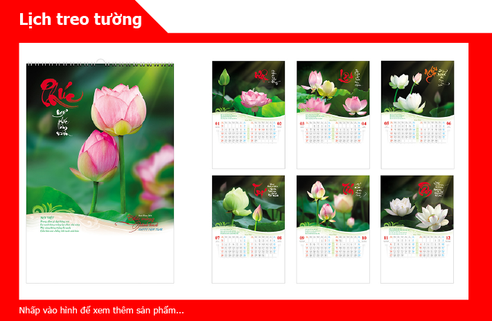 Tet calendar printing