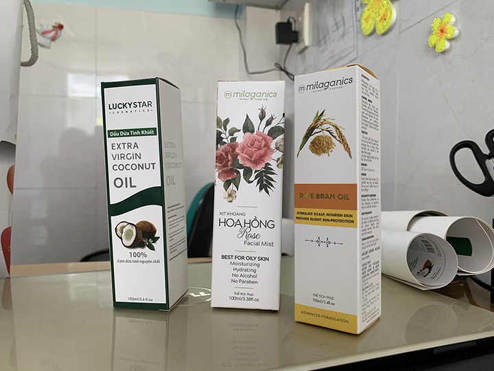Cosmetic box printing