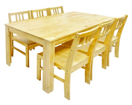 Rubber wood furniture