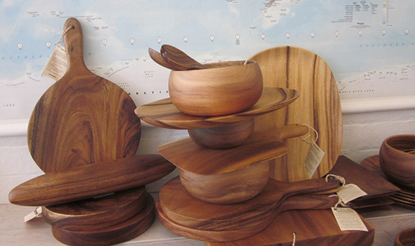 Melaleuca wood kitchenware