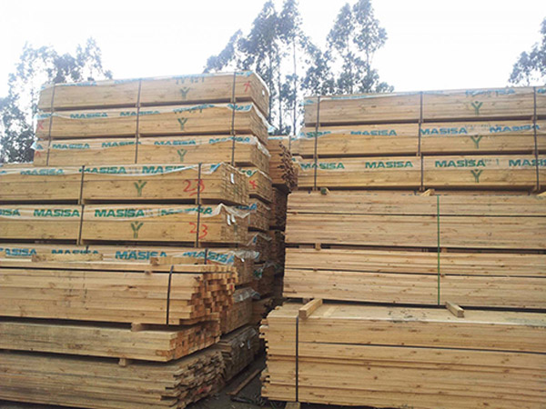 Imported pine wood