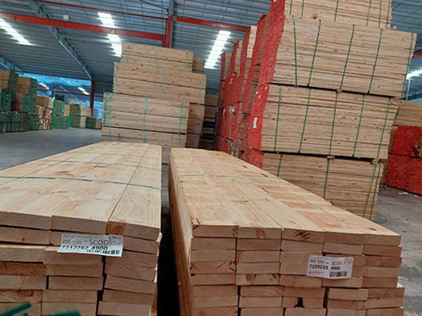 Imported pine wood