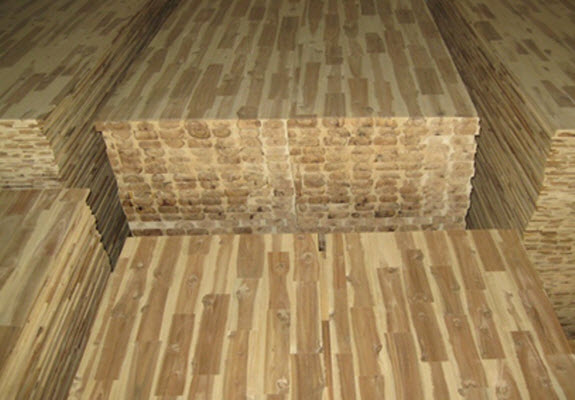 Melaleuca wood laminated board