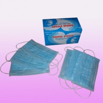 Blue 4-layer antibacterial mask
