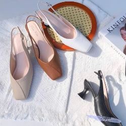 5p heels with chunky chicken-leg heels