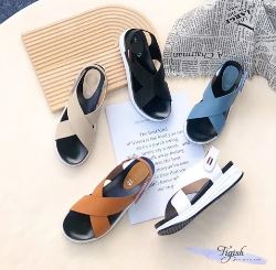 4p molded sole sandals with two straps