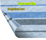 White blue tarpaulin cover