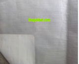 White tarpaulin cover