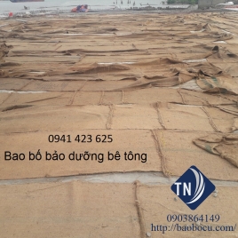 Jute bag for concrete