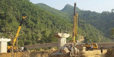 QL21 Bridge girder installation - Thanh Hoa