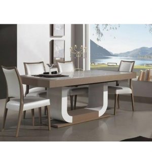 Wooden tables and chairs