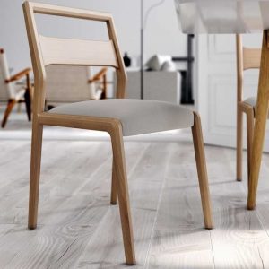 Wooden tables and chairs
