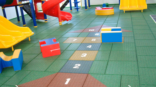 Playground floor mats