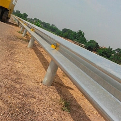 Corrugated Metal Median Barrier