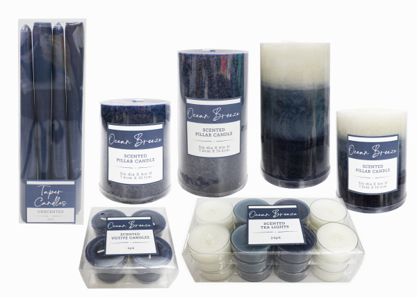 Mottled Candles