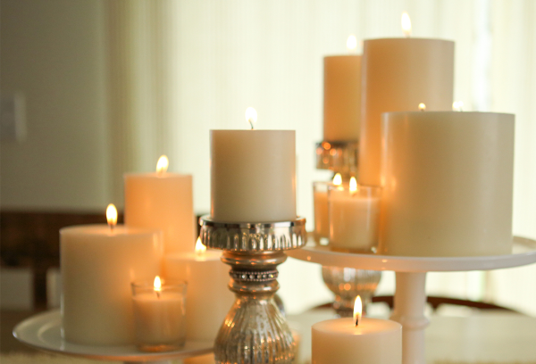 Utility Candles Ivory