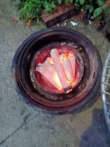 Smokeless charcoal