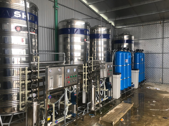 Industrial RO filtering system