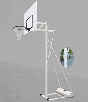 Mobile basketball goal