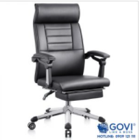 Black leather chair