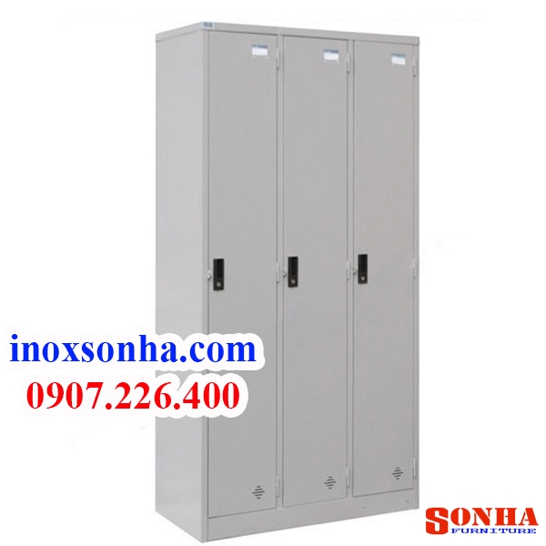 3-wing locker cabinet