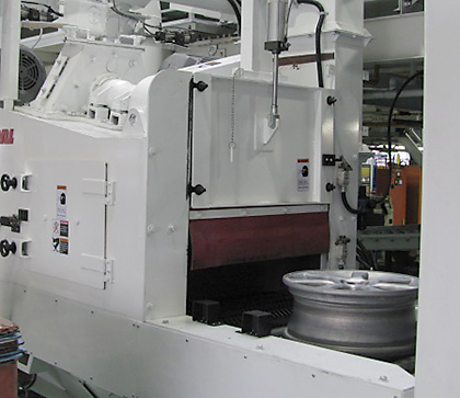 Automatic ball blasting machine