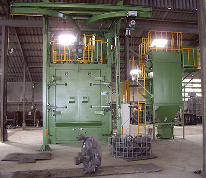 Ball blasting machine