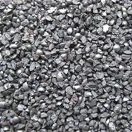 Steel grit abrasive grains
