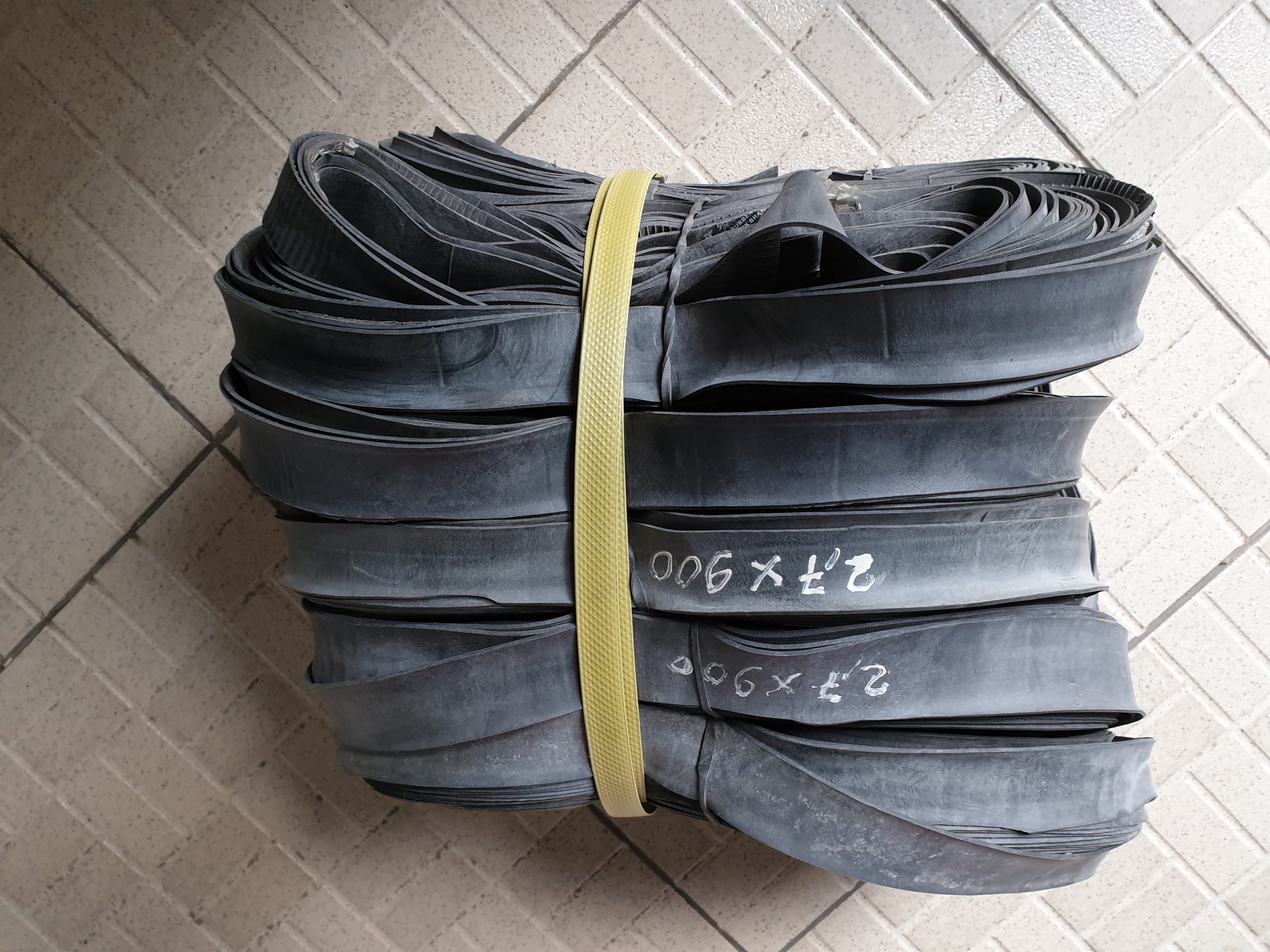 Rubber motorcycle tube