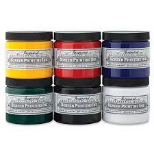 Silk-screen printing ink
