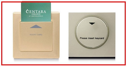 Magnetic card switch