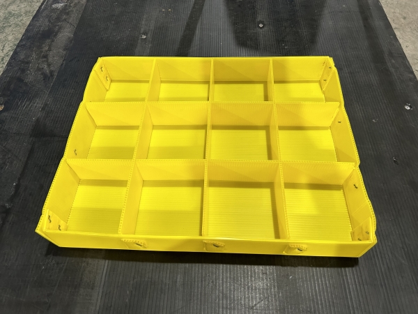 Plastic corrugated dividers