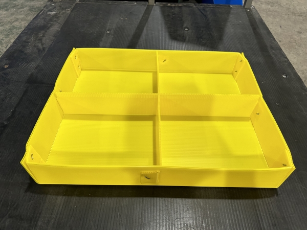 Plastic corrugated dividers
