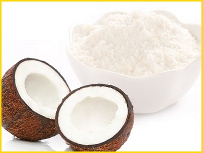 Freshly grated coconut