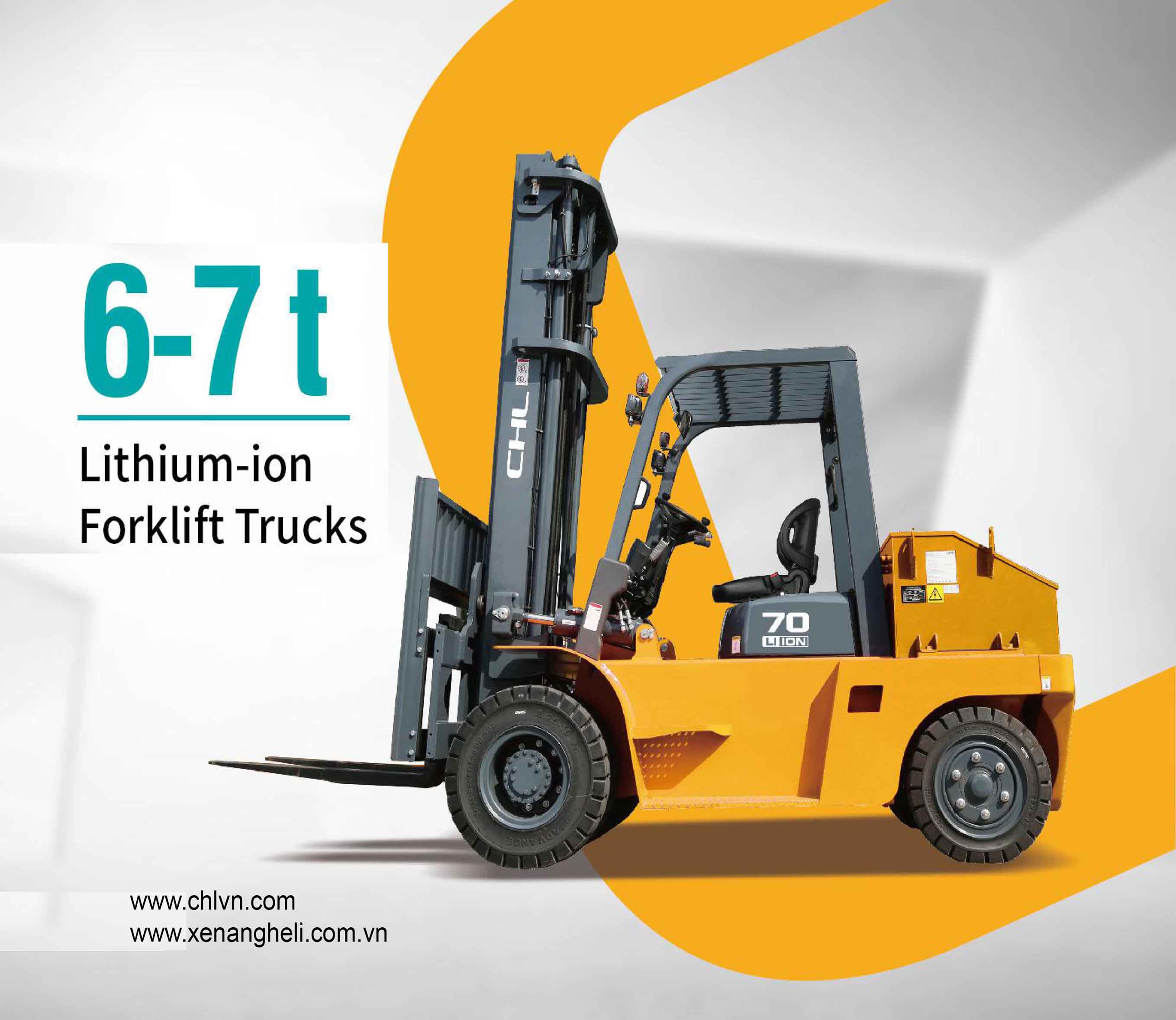 7 tons electric forklift