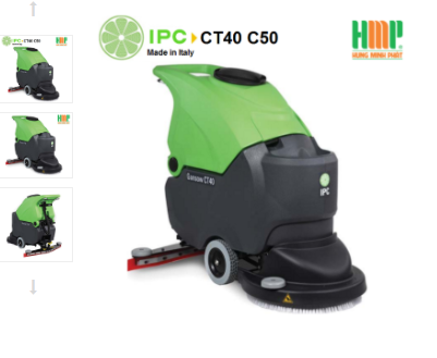 Industrial floor scrubbers