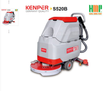 Industrial floor scrubbers
