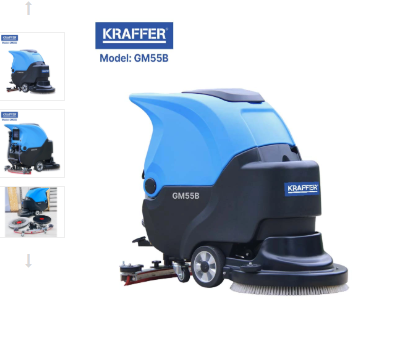 Industrial floor scrubbers