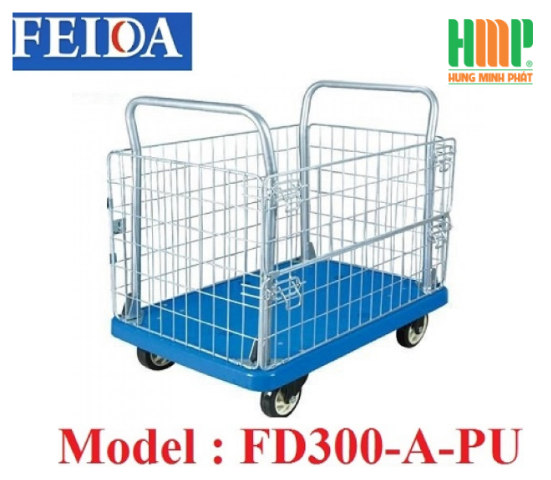 Plastic platform trolley