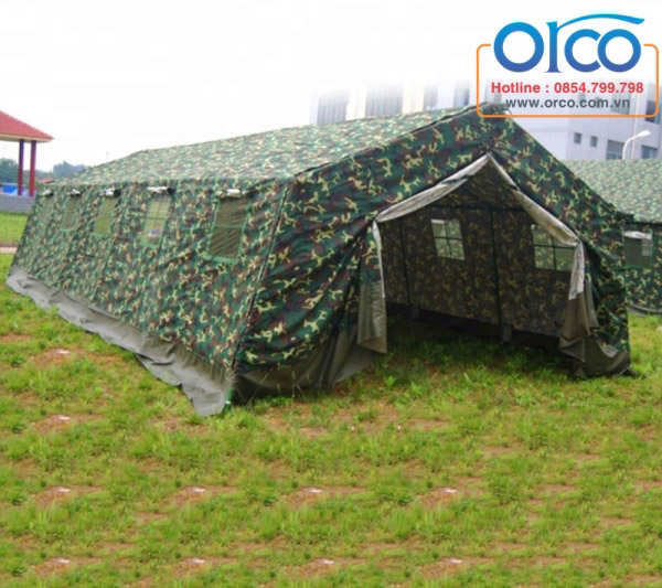 Military tarpaulin tent