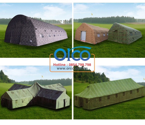 Military tarpaulin tent