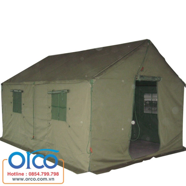 Military tarpaulin tent