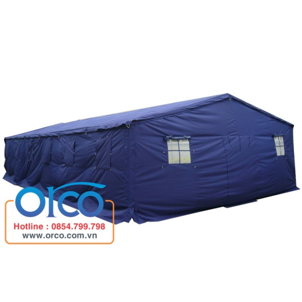 Military tarpaulin tent